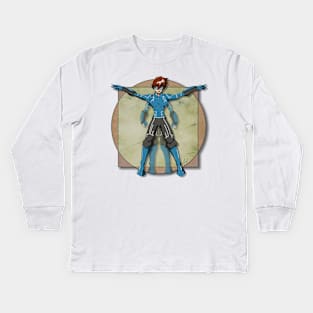 Vitruvian Nano Kids Long Sleeve T-Shirt